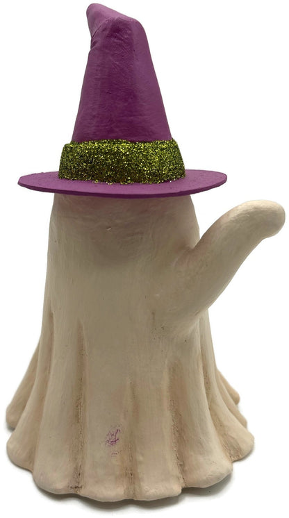 Bethany Lowe Halloween Witchy Ghost With Treat Bag TF3241 Hand Painted3