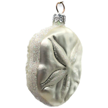 Patricia Breen Sand Dollar Santa Head Pearl Ver 4 Summer Nautical Ornament 99276
