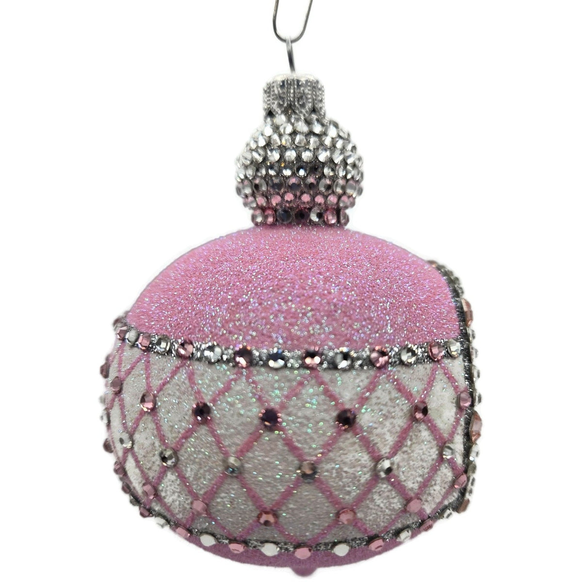 Patricia Breen Anniversary Reflector Pink Chameleon Christmas Ornament CATZ 38885