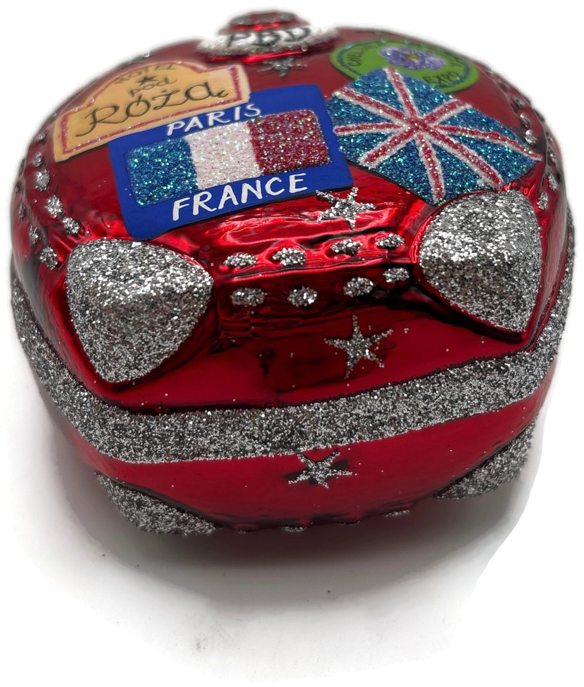 Patricia Breen Journey With Me Red Highlands Stars Christmas Tree Ornament 211310