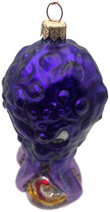 Patricia Breen Help Santa! Purple Octopus Aquatic Summer Christmas Ornament 99138