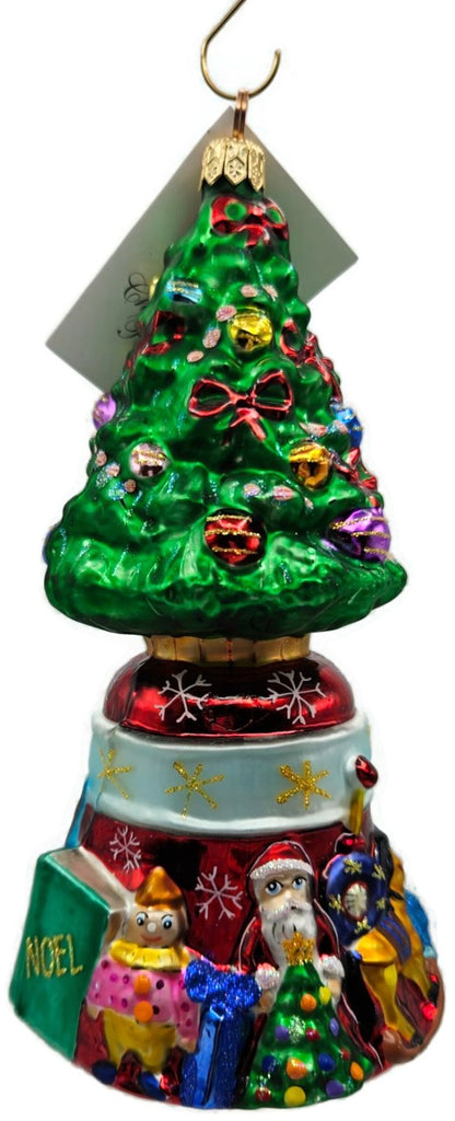 Christopher Radko O'Tannenbell Snowflakes Glass Christmas Tree Ornament 00 019 03