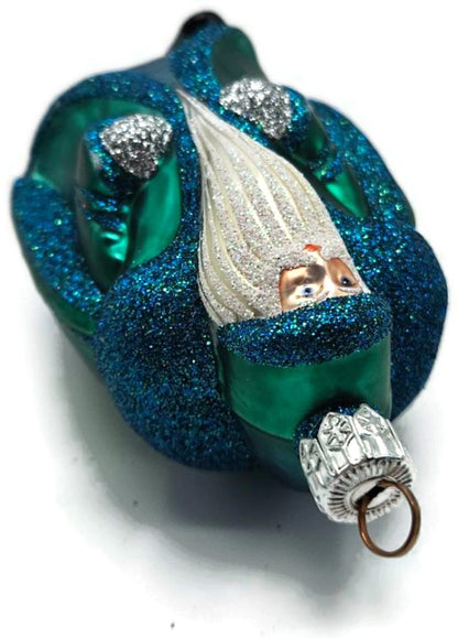 Patricia Breen Scarab Santa Claus Turquoise Bug Spring Christmas Ornament 2000NM8