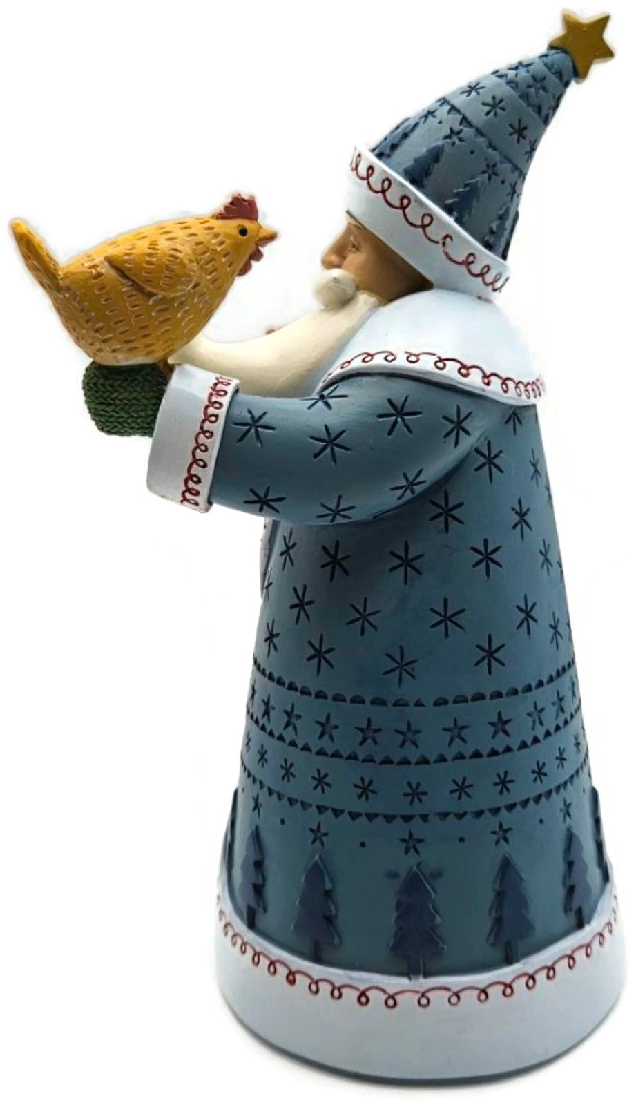 Enesco Artist Gallery Chickens Love Santa Too Beth Logan Christmas Decor 60169877