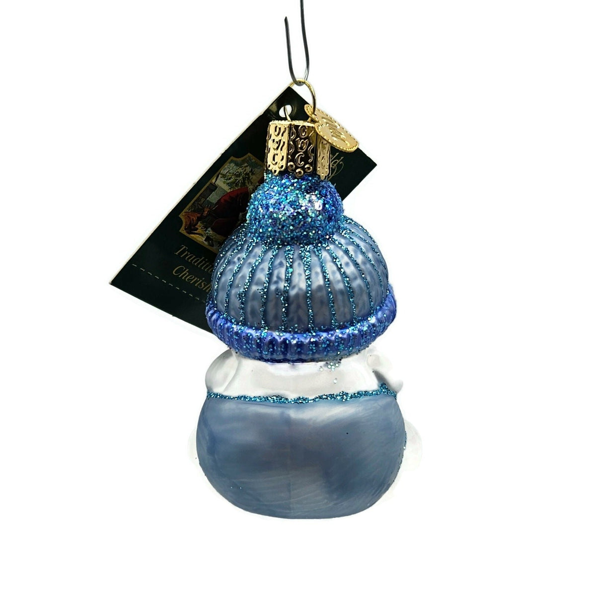 Old World Christmas Snow Baby Boy Blue First Holiday Tree Ornament OWC 241905