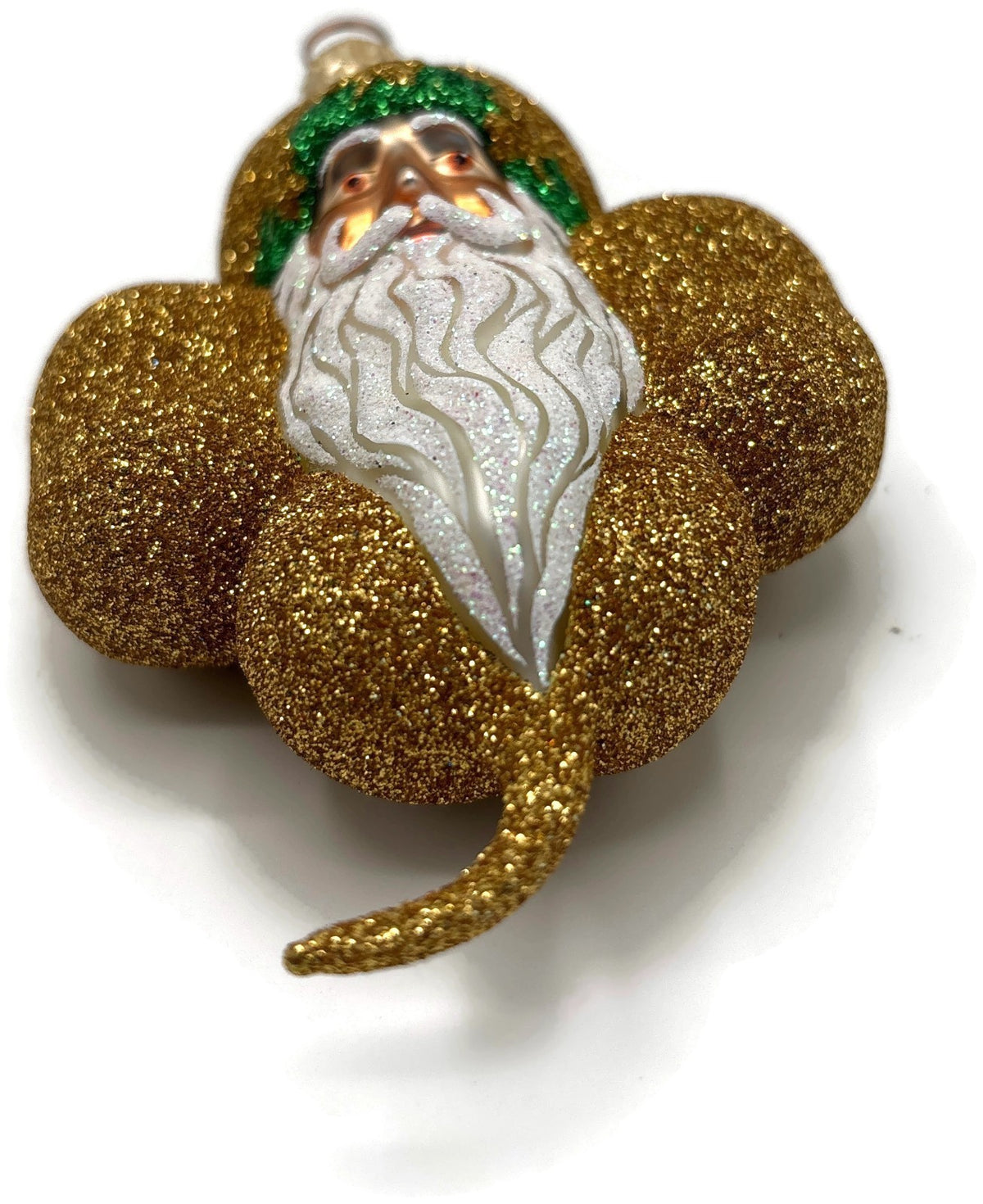 Patricia Breen Eire Santa Gold Shamrock St. Patrick's Christmas Ornament 21079