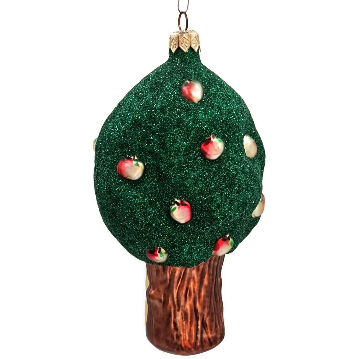 Patricia Breen Apple Tree Boy Red Shirt Matte Ladder Christmas Ornament 95478
