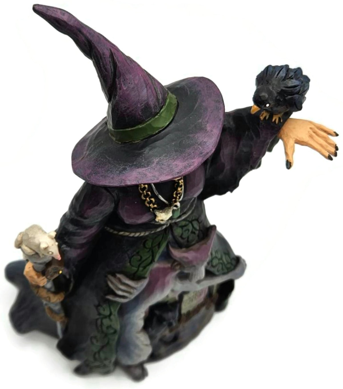 Jim Shore Something Wicked's on the Way Witch Graveyard Scene Halloween Figurine8