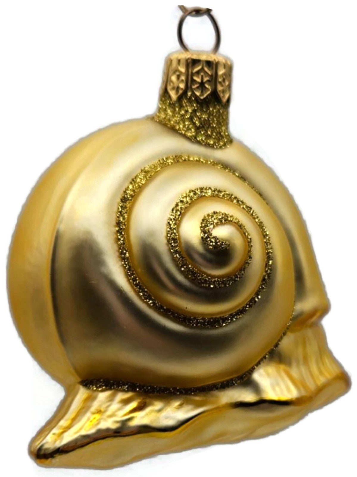 Patricia Breen Escargot Gold Matte Snail Nautical Summer Christmas Ornament 97121