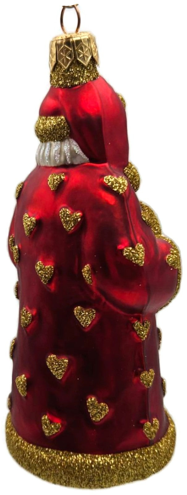 Patricia Breen I Love You Santa Gold Hearts Valentines Christmas Ornament 97253
