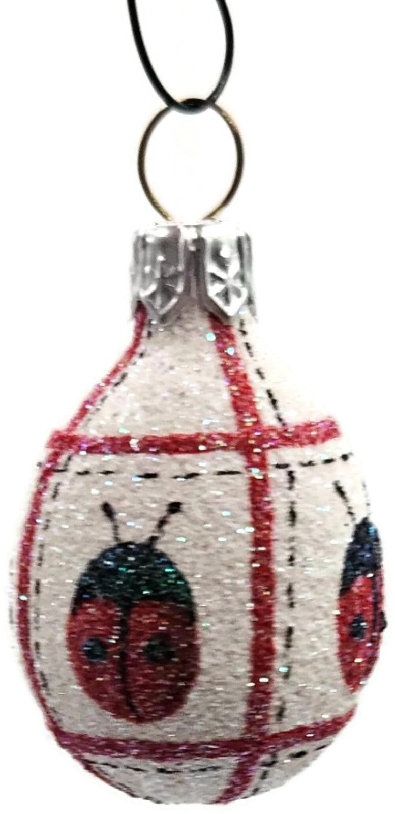 Patricia Breen Miniature Egg Ladybug Ladybug Easter Christmas Tree Ornament 25318