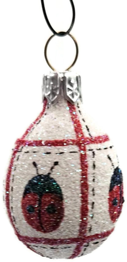 Patricia Breen Miniature Egg Ladybug Ladybug Easter Christmas Tree Ornament 25318