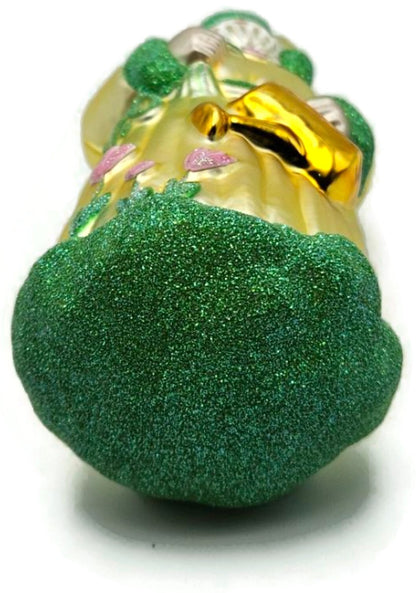 Patricia Breen Santa Dreams of Spring Yellow Spring Christmas Ornament 97409