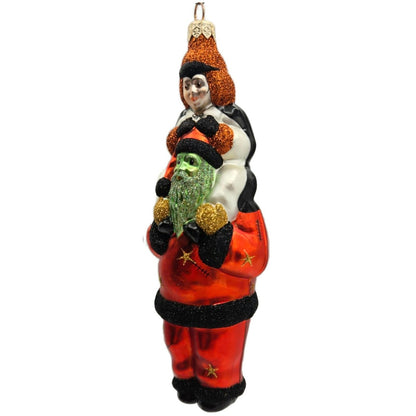 Patricia Breen Carry Me Santa FrankenSanta Dracula Jr Halloween Ornament 98031