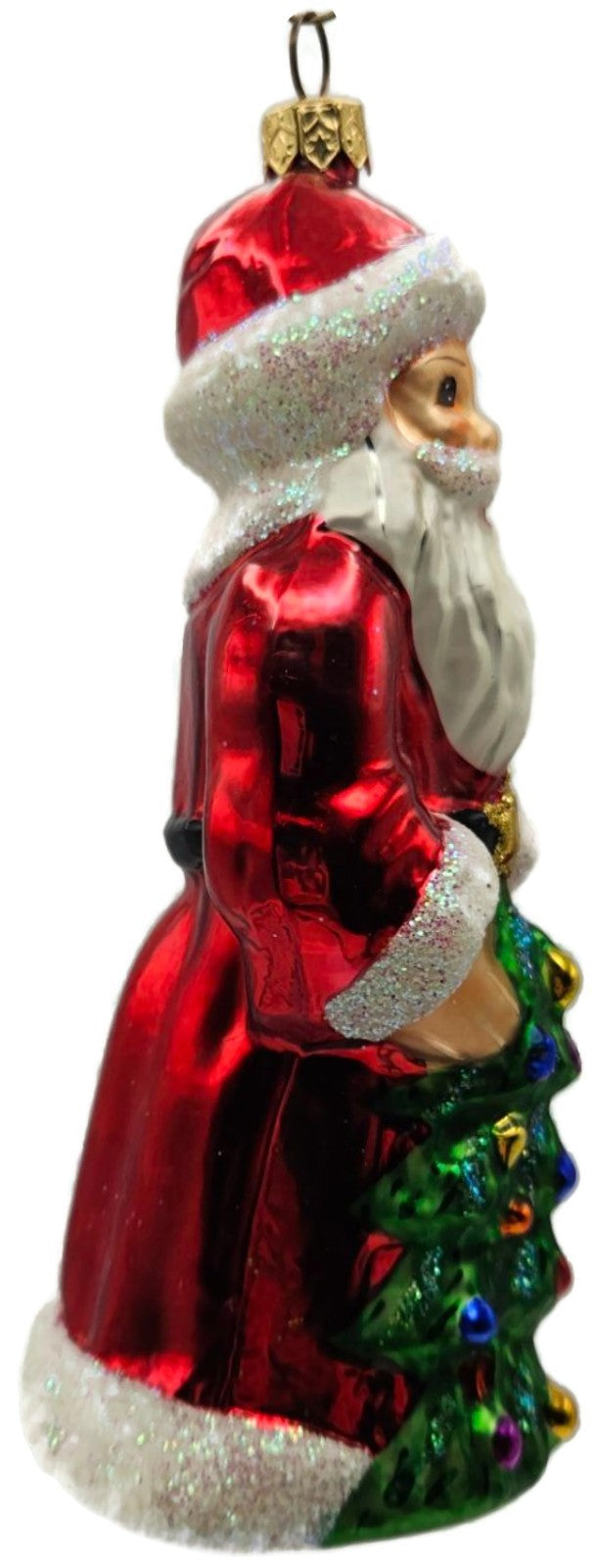 Christopher Radko Ruby Santa Red Christmas Tree Ornament 96 158 11