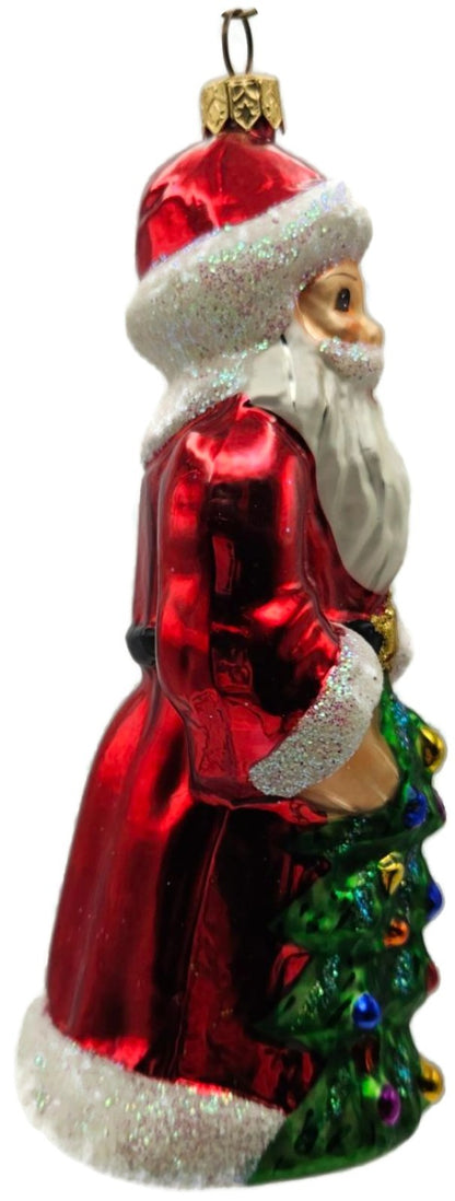 Christopher Radko Ruby Santa Red Christmas Tree Ornament 96 158 11