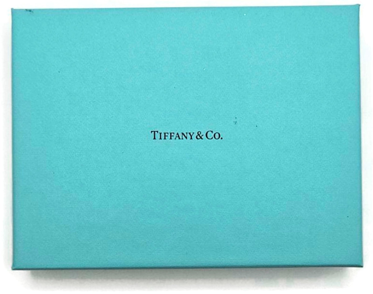 TIFFANY & CO Tiffany Blue Patent Leather Kiss Lock Coin Purse Wallet Pouch Box9