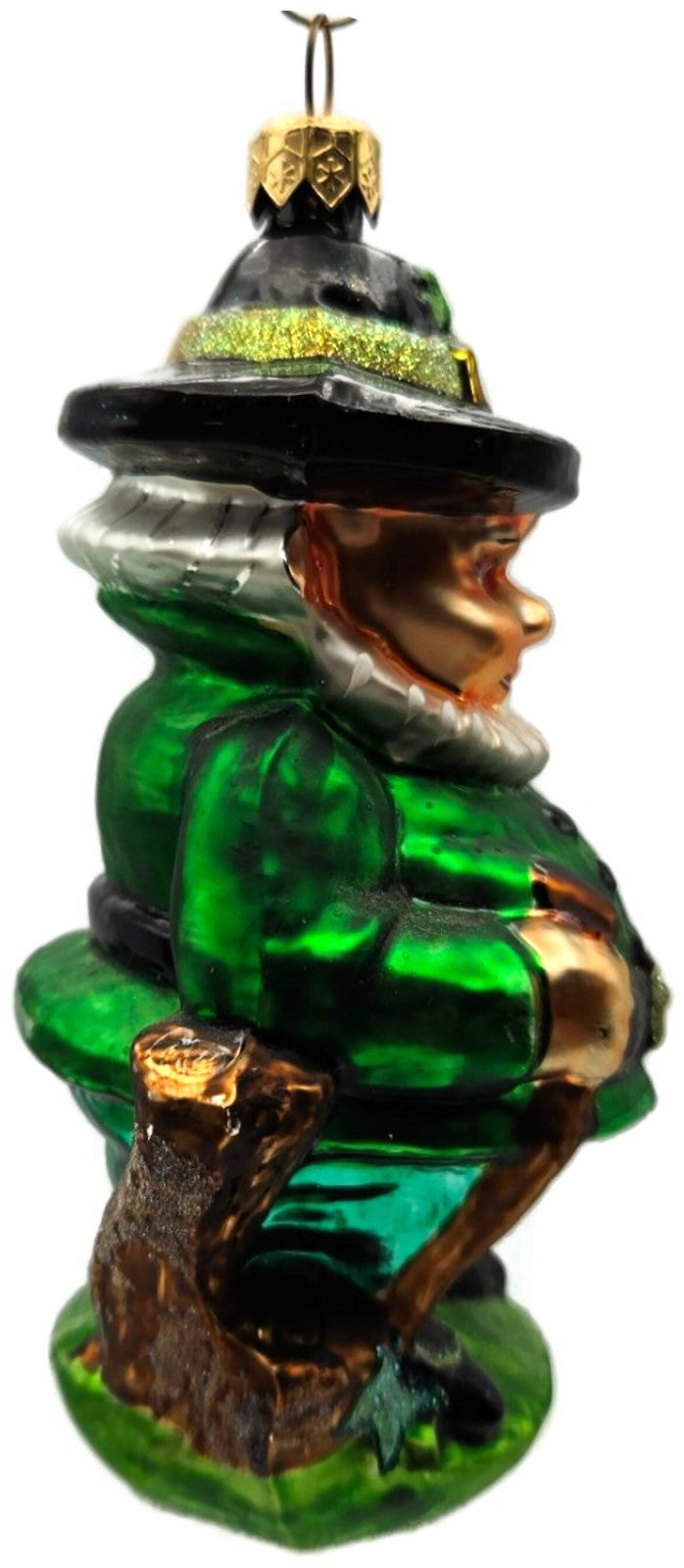 Christopher Radko Tall N Stout O'Leary As Green St Patrick Day Ornament 98-288-01
