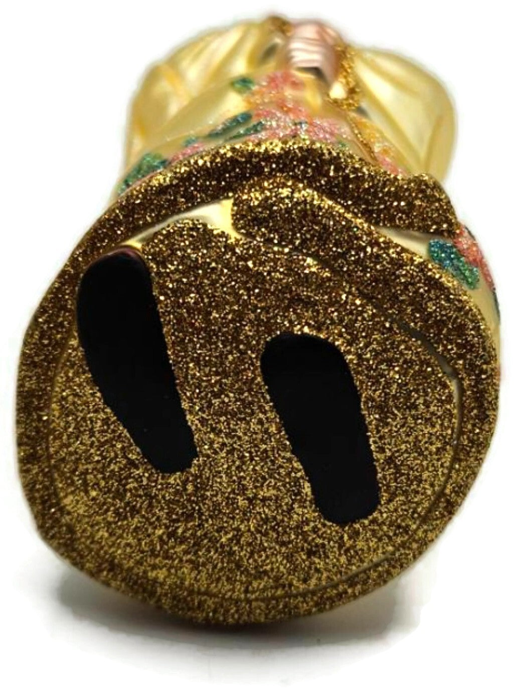 Patricia Breen Redoute Santa Nasturtiums Gold Spring Christmas Ornament 21259