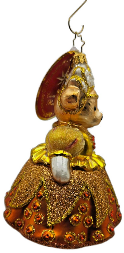 Christopher Radko Muffy Millennium Memory Bear Glass Christmas Ornament 10225441