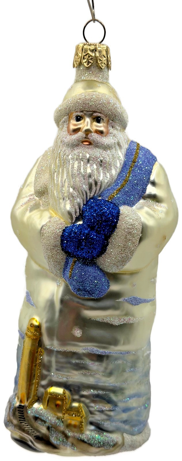 Patricia Breen Santa Of The Safe Harbour Pearl Anchor Summer Ornament 9900ML8