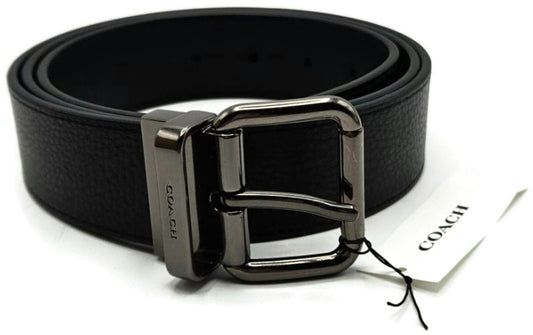Coach x Jean Michel Basquiat Famous Reversible Black Leather Belt 38mm Sz 42 NWT0