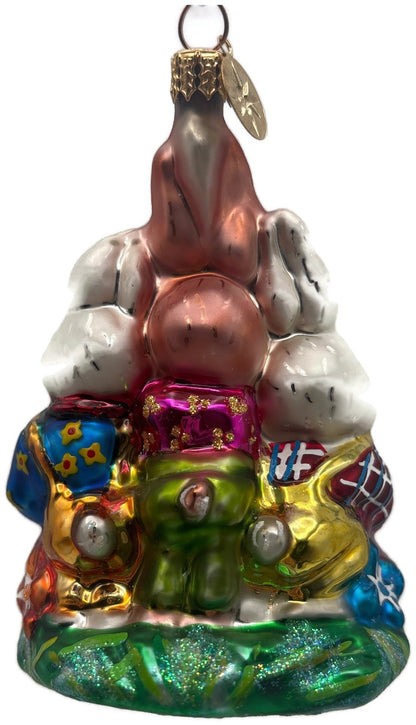 Christopher Radko 2001 Triple Treasure Easter Bunnies Glass Ornament 01 0478 04