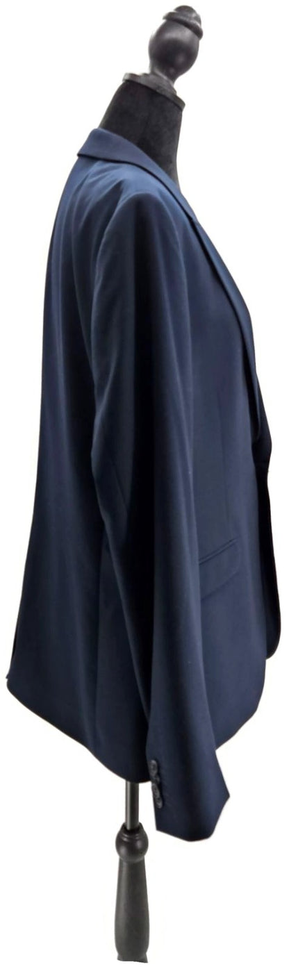 Topman Skinny Fit Suit Jacket Navy Blue Blazer Sport Coat Slim Men's Sz 44R NWT6
