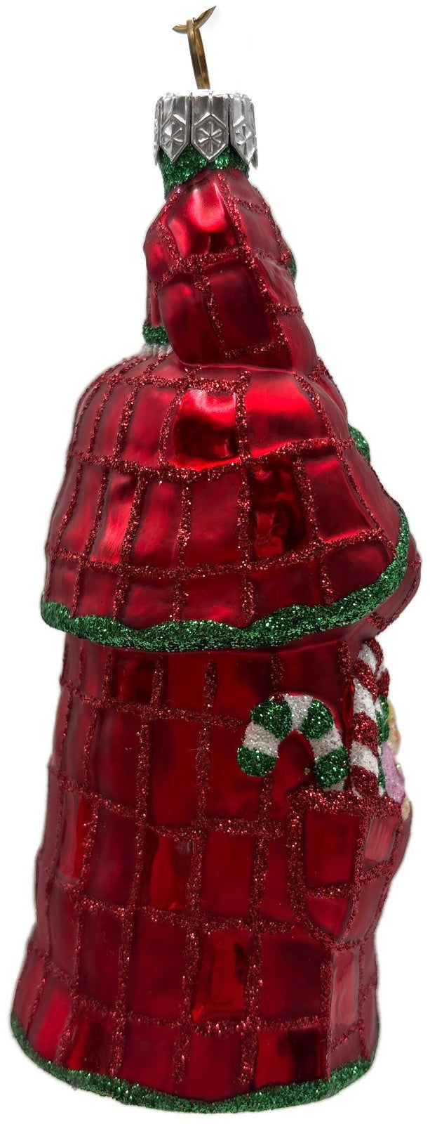 Patricia Breen Patchwork Santa Bear Snowman Candy Canes Christmas Ornament3