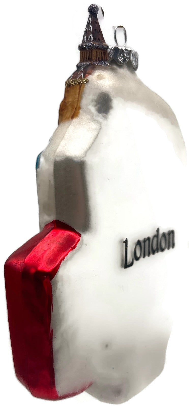 London Landmark Big Ben London Eye Black Cab Phone Booth Glass Ornament4