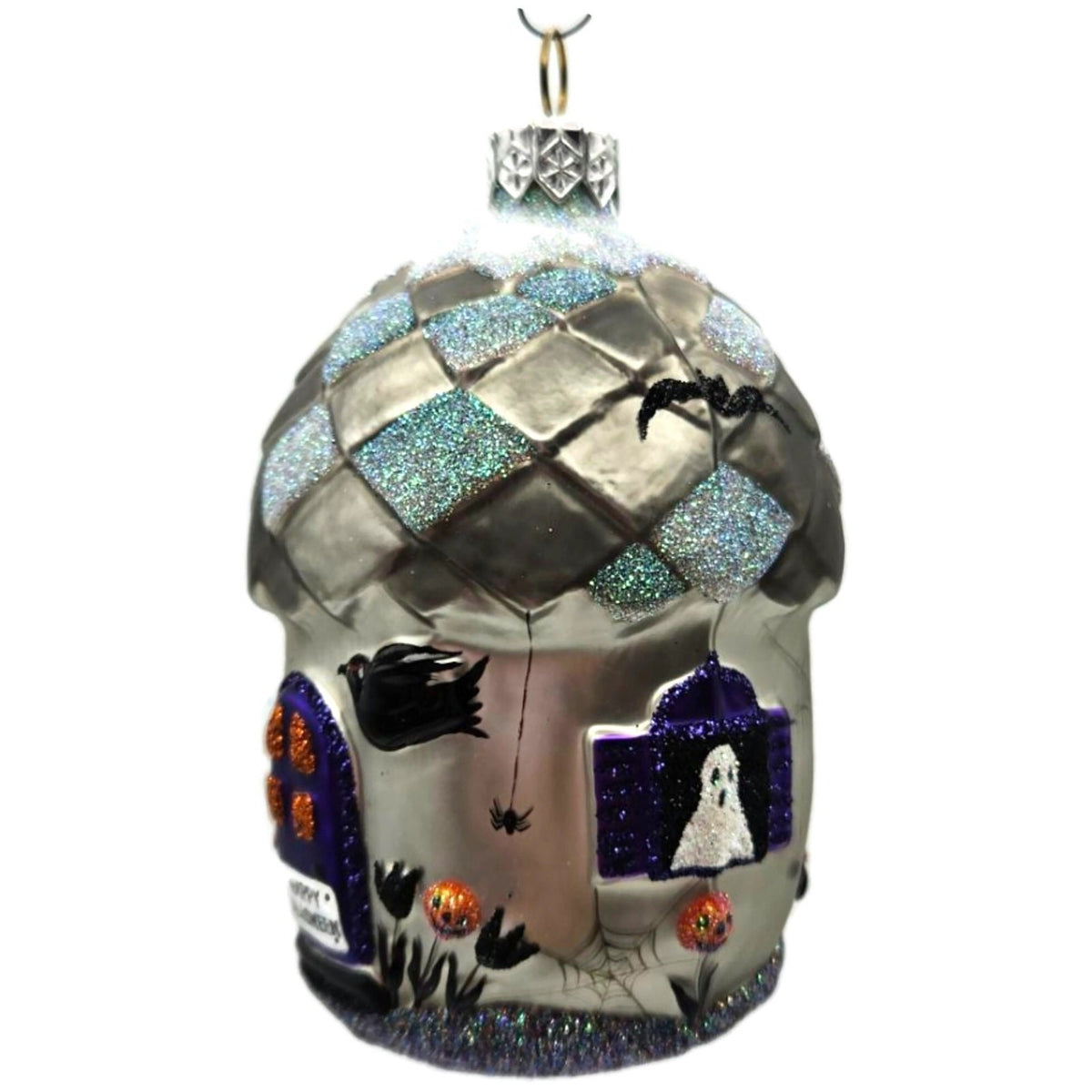 Patricia Breen Spring Acorn House Platinum Pumpkins Halloween Ornament 97468