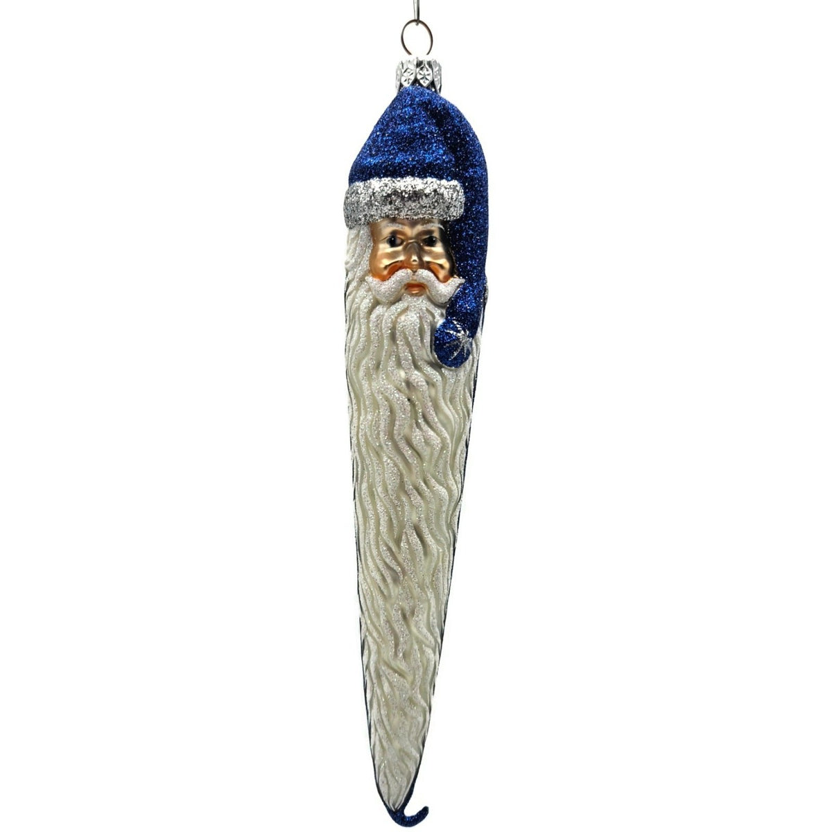Patricia Breen Bowman Santa Constellations Blue Stars Christmas Ornament 21980