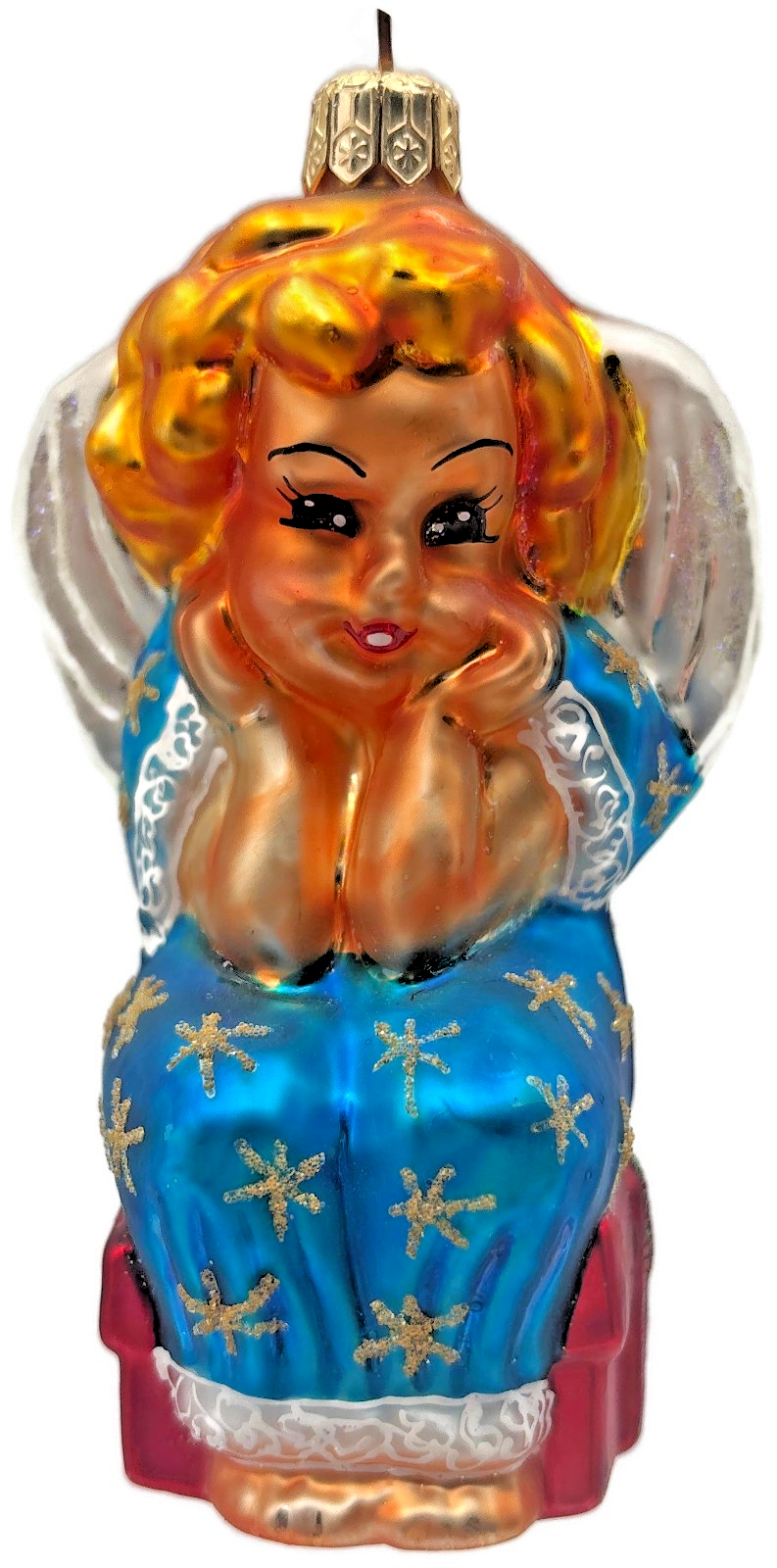 Christopher Radko Li'l Miss Angel 1997 Starlight Christmas Ornament 97 SP 210