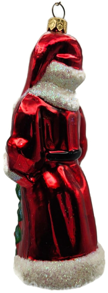 Christopher Radko Ruby Santa Red Christmas Tree Ornament 96 158 16