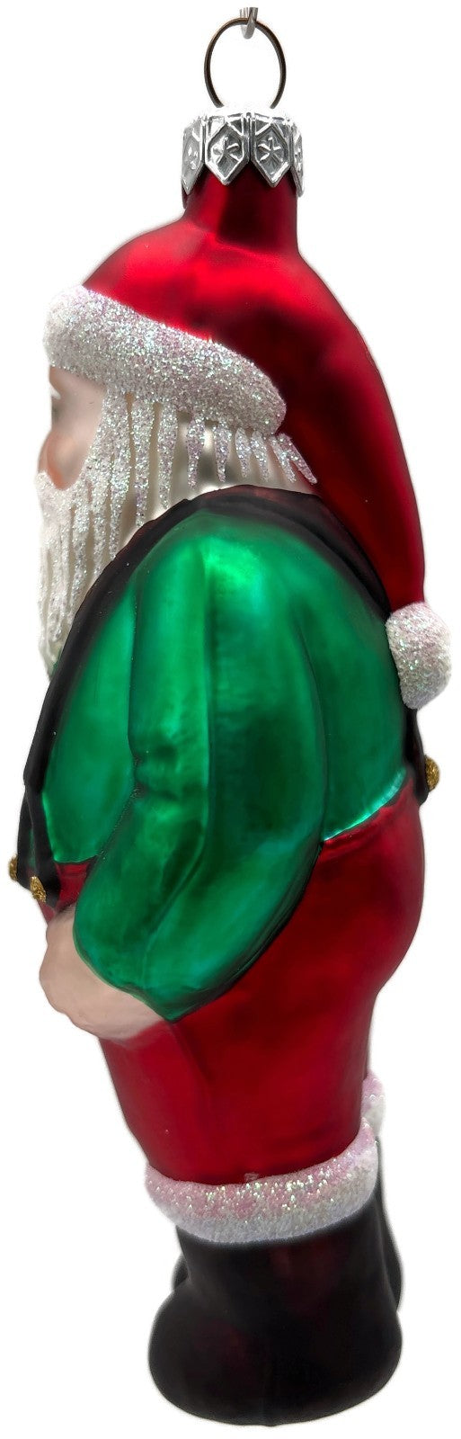Patricia Breen Workshop Santa Green Shirt Red Pants Christmas Tree Ornament 96533
