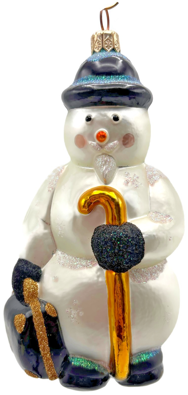 Patricia Breen Professor Mercury Snowman Christmas Ornament Neiman Marcus 99230