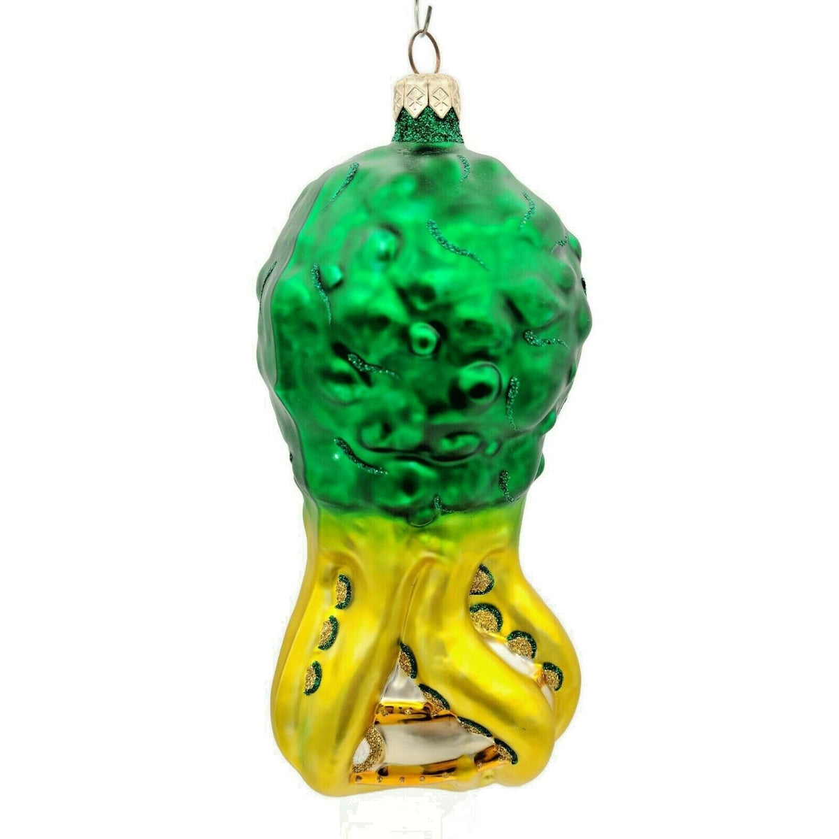 Patricia Breen Help Santa Octopus Nautical Summer Glass Christmas Ornament 99134