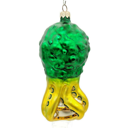 Patricia Breen Help Santa Octopus Nautical Summer Glass Christmas Ornament 99134
