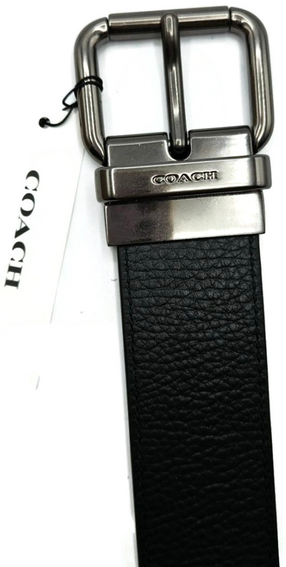 Coach x Jean Michel Basquiat Famous Reversible Black Leather Belt 38mm Sz 42 NWT3