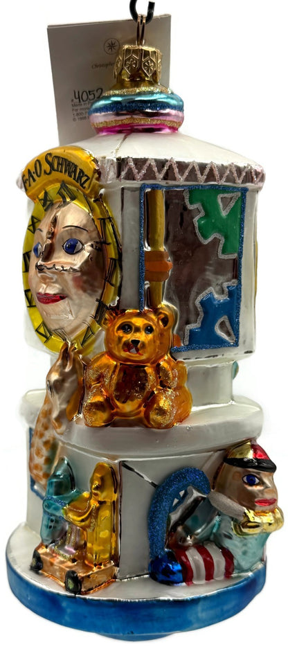 Christopher Radko Fao Schwarz Clock Tower Christmas Ornament 4052/5000 98-FAO-0115