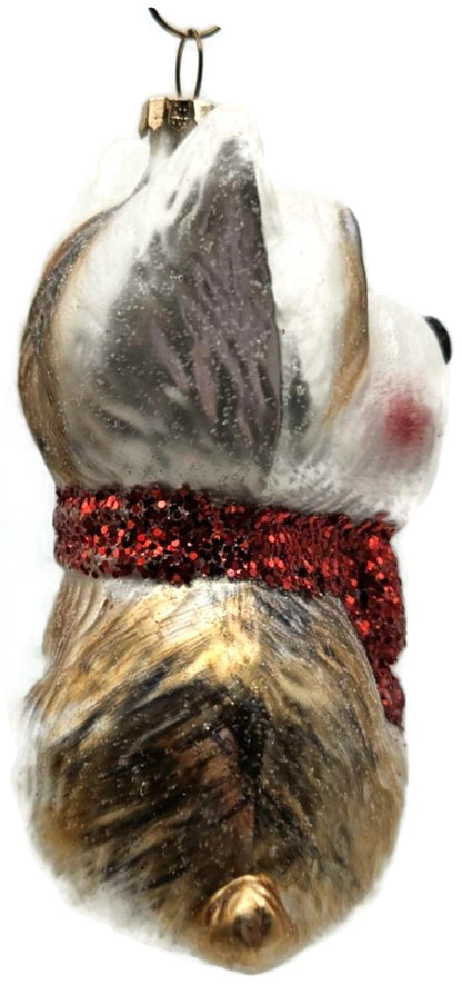 Westie Dog West Highland Terrier Blown Glass Animal Christmas Tree Ornament2