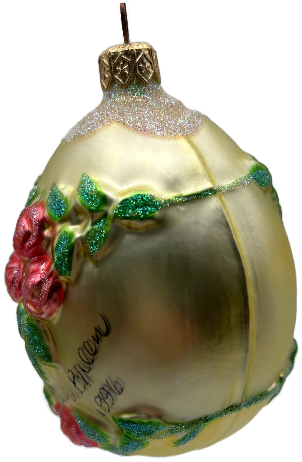 Patricia Breen 1996 Aleksandra's Egg Neiman Marcus Signed Easter Ornament 96004