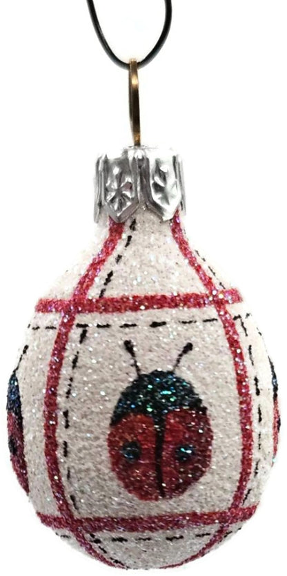 Patricia Breen Miniature Egg Ladybug Ladybug Easter Christmas Tree Ornament 25312