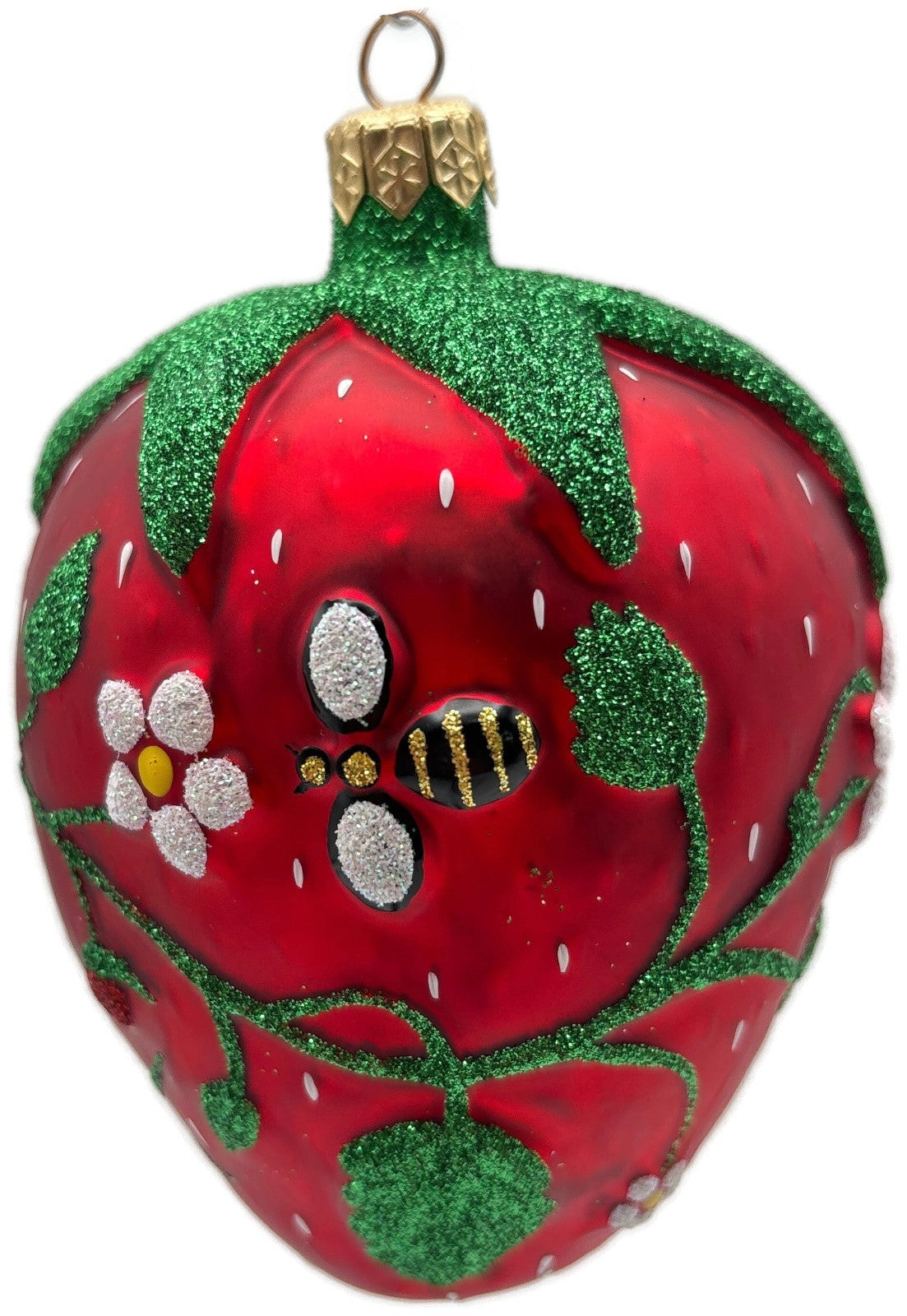 Patricia Breen Grande Strawberry Bees Fruit Red Spring Christmas Ornament 9800NM5