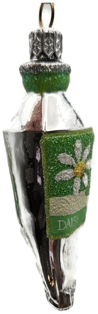 Patricia Breen Miniature Paint Tube Chameleon Daisy Spring Glass Ornament 23346