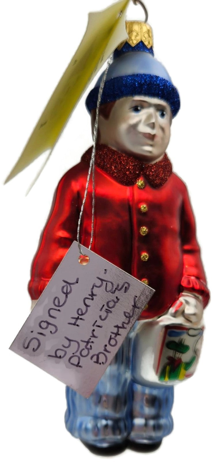 Patricia Breen Henrys First Day Of School Red Signed Christmas Ornament 97191