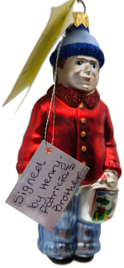 Patricia Breen Henrys First Day Of School Red Signed Christmas Ornament 97191