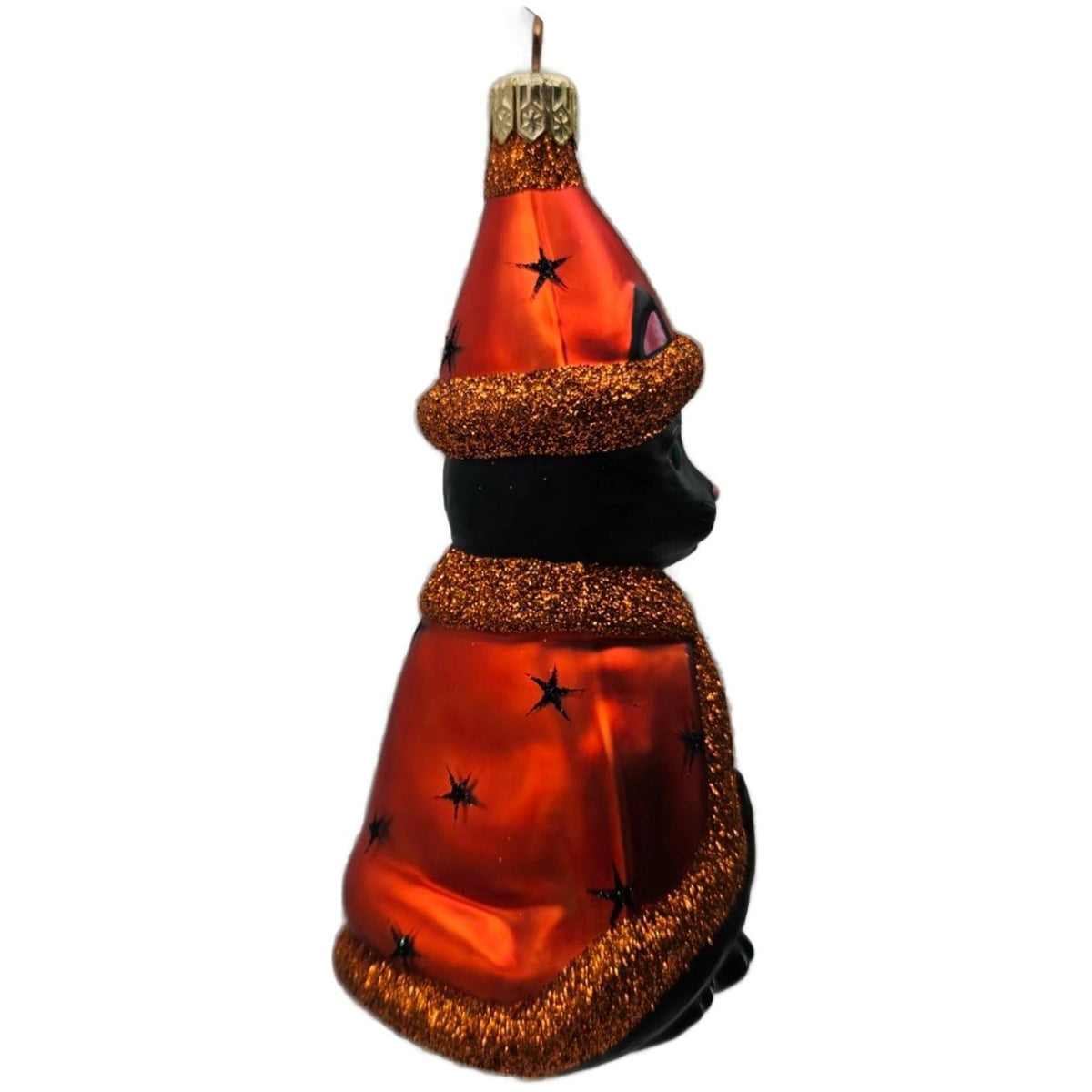 Patricia Breen Salem Kitten Black Orange Stars Halloween Christmas Ornament 20327