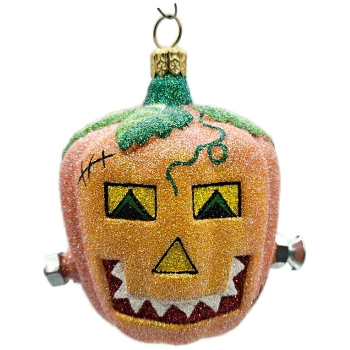Patricia Breen Franken Frankenstein Pumpkin Orange Halloween Ornament  2300NM0