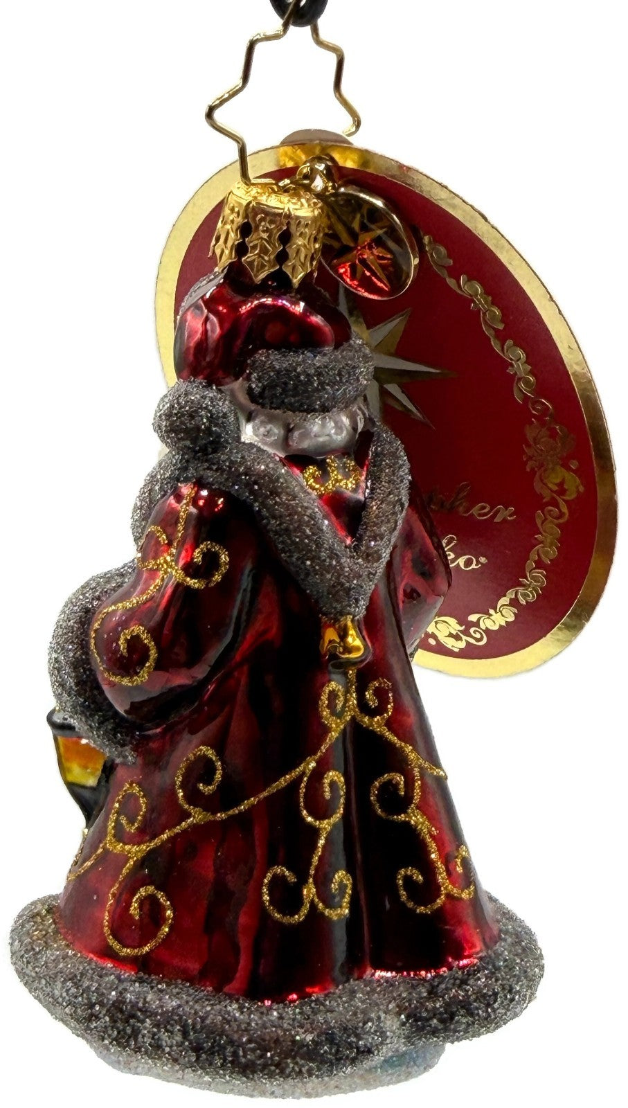 Christopher Radko Traveling Father Christmas Gem Santa Claus Ornament 102024112